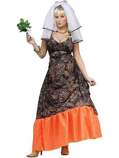 Redneck Hunter Camo Bride Women's Costume, Size: L | Michaels Redneck Hunter Camo Bride Women's Costume, Size: L | Michaels
